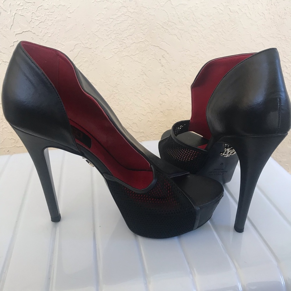 Von D Heels Echo Vegan Leather Size 8